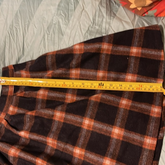Modcloth plaid wool skaters skirt size medium - Picture 4 of 4